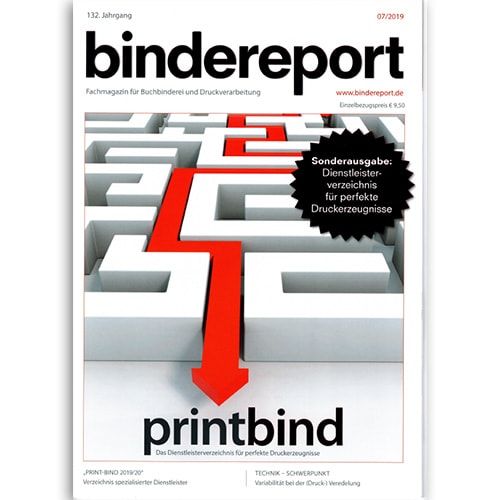 Titelseite Bindereport 2019-7