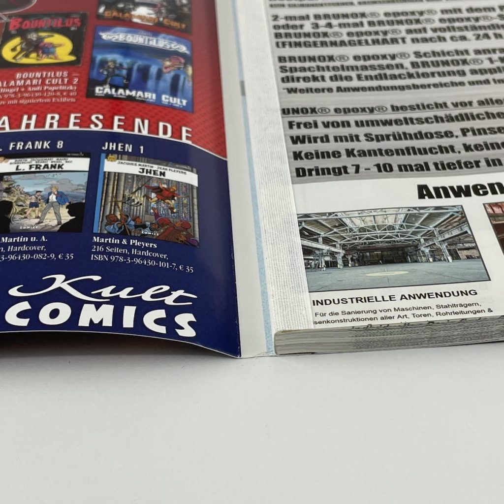 Produktbeispiele eines gebrauchten Heidelberg Eurobind EB 4000 - Bild 01