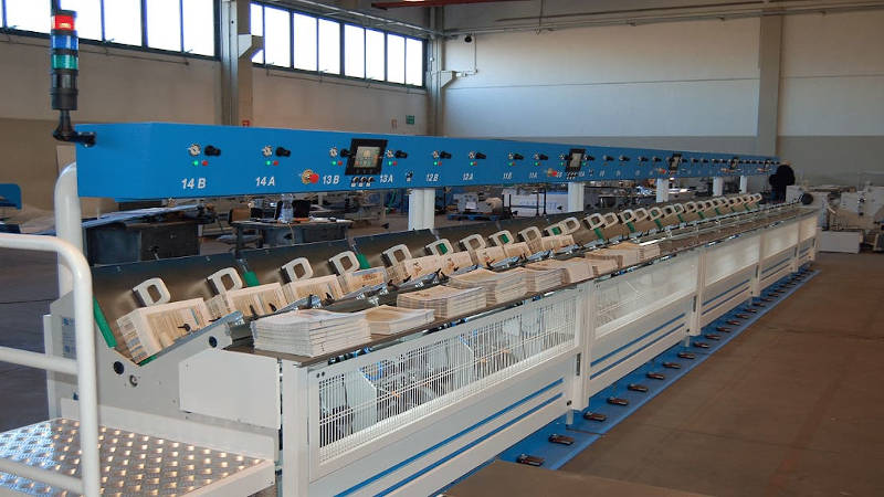 Zusammentragmaschine SMYTH-UNIT-Line-Ansicht-Halle