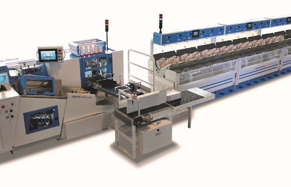 Zusammentragmaschine SMYTH-UNIT-Line-Gesamtansicht